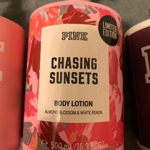 Pink chasing sunsets lotion